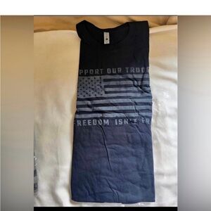 Next Level‘Support Our Troops Freedom Isn’t Free’ Fashion T-Shirt